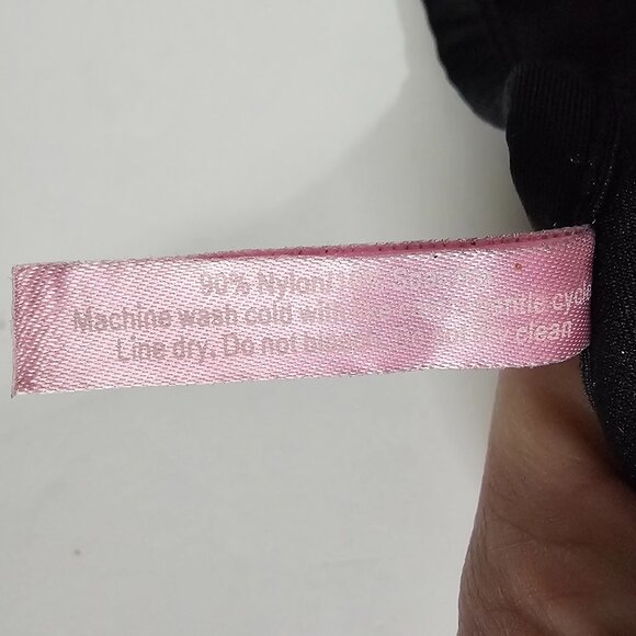 True Lace Corset Bra Crop Top Push Up Goth Vamp Grunge Punk Black Strapless XS - Picture 9 of 10